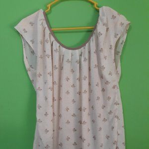 LC Lauren Conrad Peasant Top